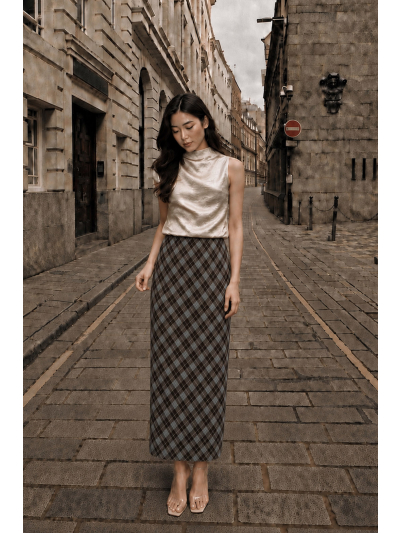 Tartan Blown Skirt
