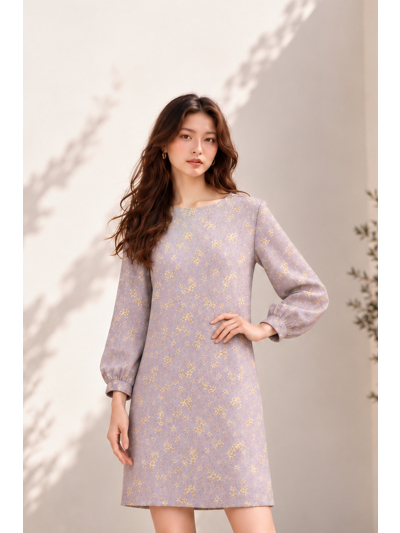 Sofia Lilac Bloom Dress