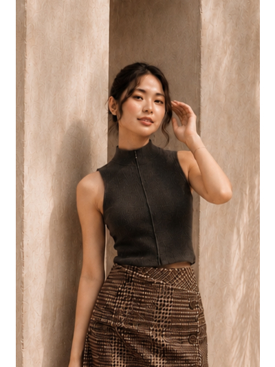 Muse Brown Top