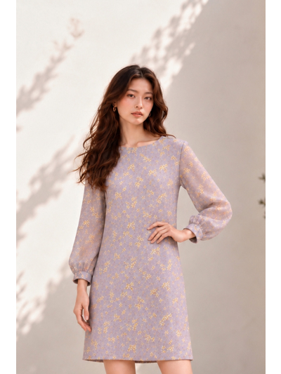 Sofia Lilac Bloom Dress
