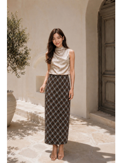 Tartan Blown Skirt
