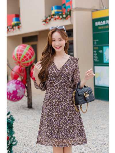 Jacy Brown Dress