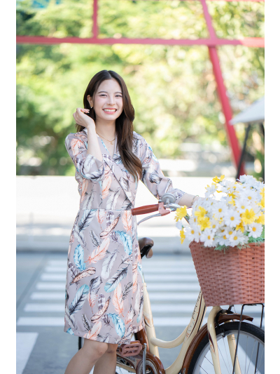 Lindy Leaf Blazer Dress