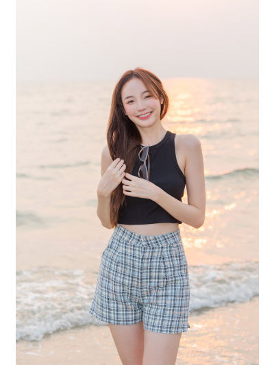 Melody Black Shorts-weteen-Black-M