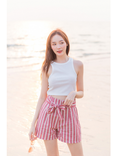 Red line Shorts-Weteen