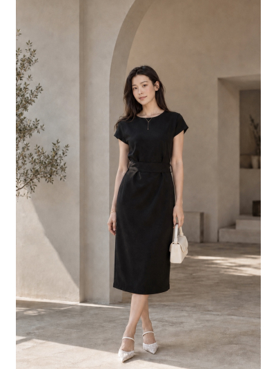 Luna Black Dress