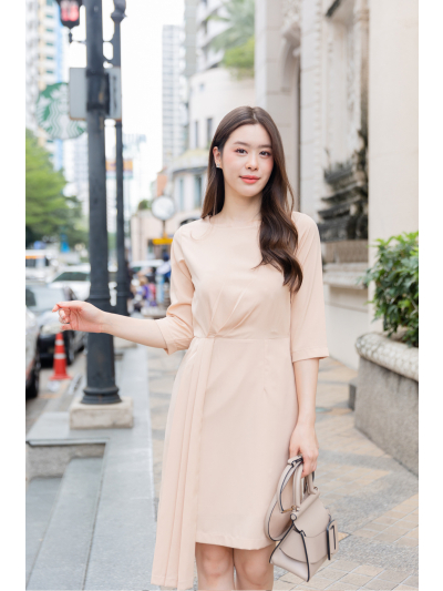 Yaslin Beige Dress